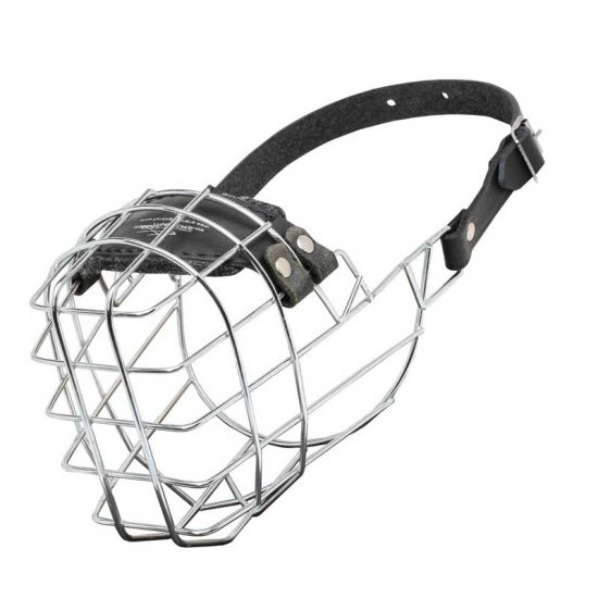 'The Silencer' Amazing Wire Cage Dog Muzzle With One Strap