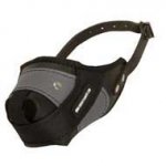 Training Dog Muzzle Made of Nylon and Leather Material