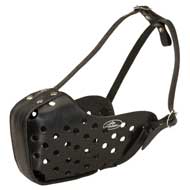 Agitation Leather Dog Muzzle