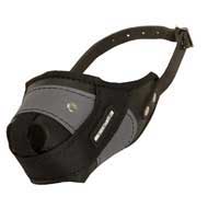 Training Dog Muzzle Made of Nylon and Leather Material