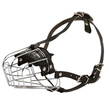 Wire Cage Muzzle for Training Dog Working Dogs