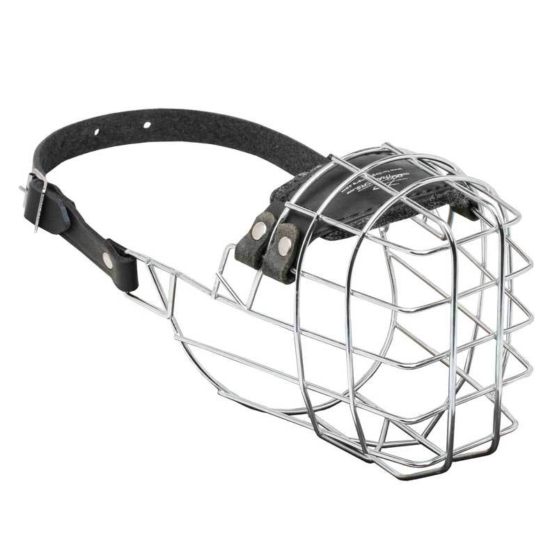 Amazing Wire Cage Dog Muzzle With One Strap [M91122 Wire Basket
